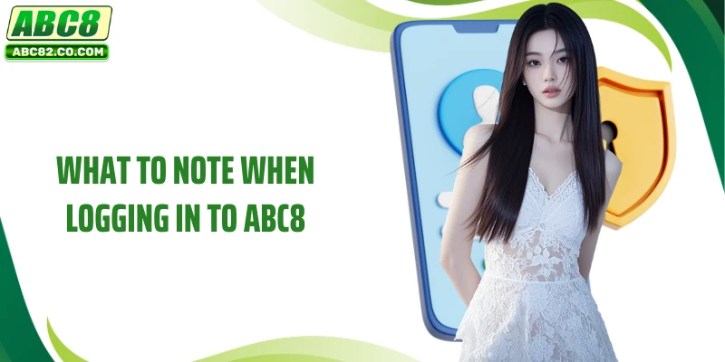 ABC8 Login 3 What to note when logging in to ABC8
